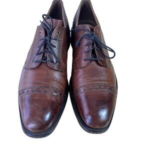 Florsheim Shoes Mens 10 Lace Up Oxfords Battalion Faconnable Leather England